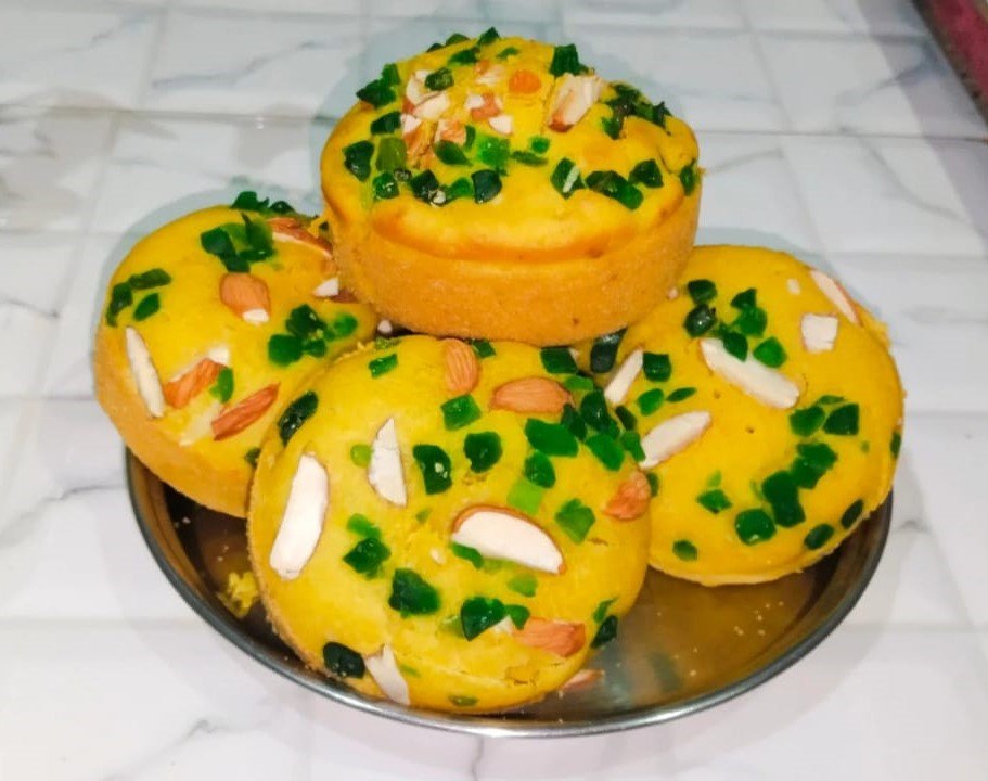 Custard Cup Cake